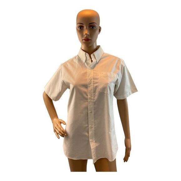 White button down by MetroConcepts MENS white long sleeve Sz M - Picture 1 of 10